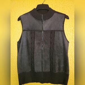 Suede Vest by Designers Originals Women's Medium